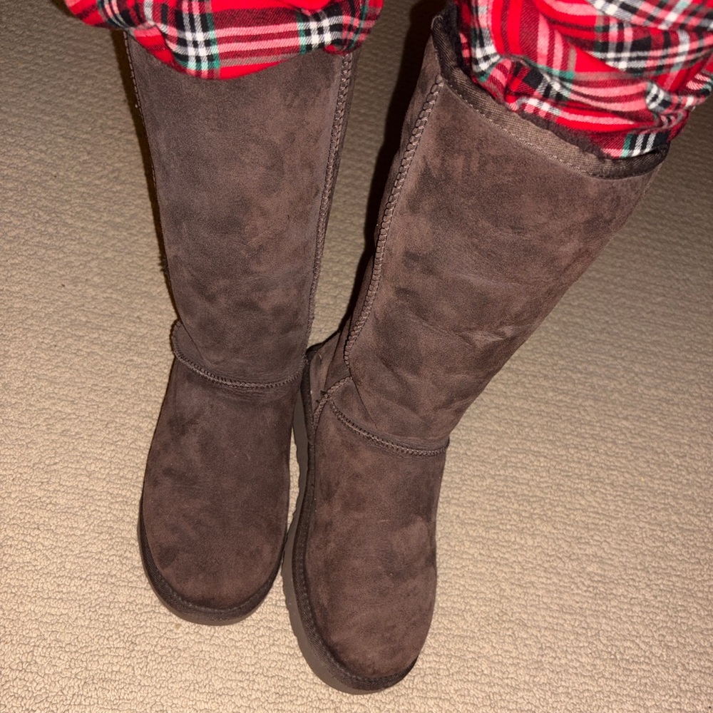 UGG Chocolate Suede Boots